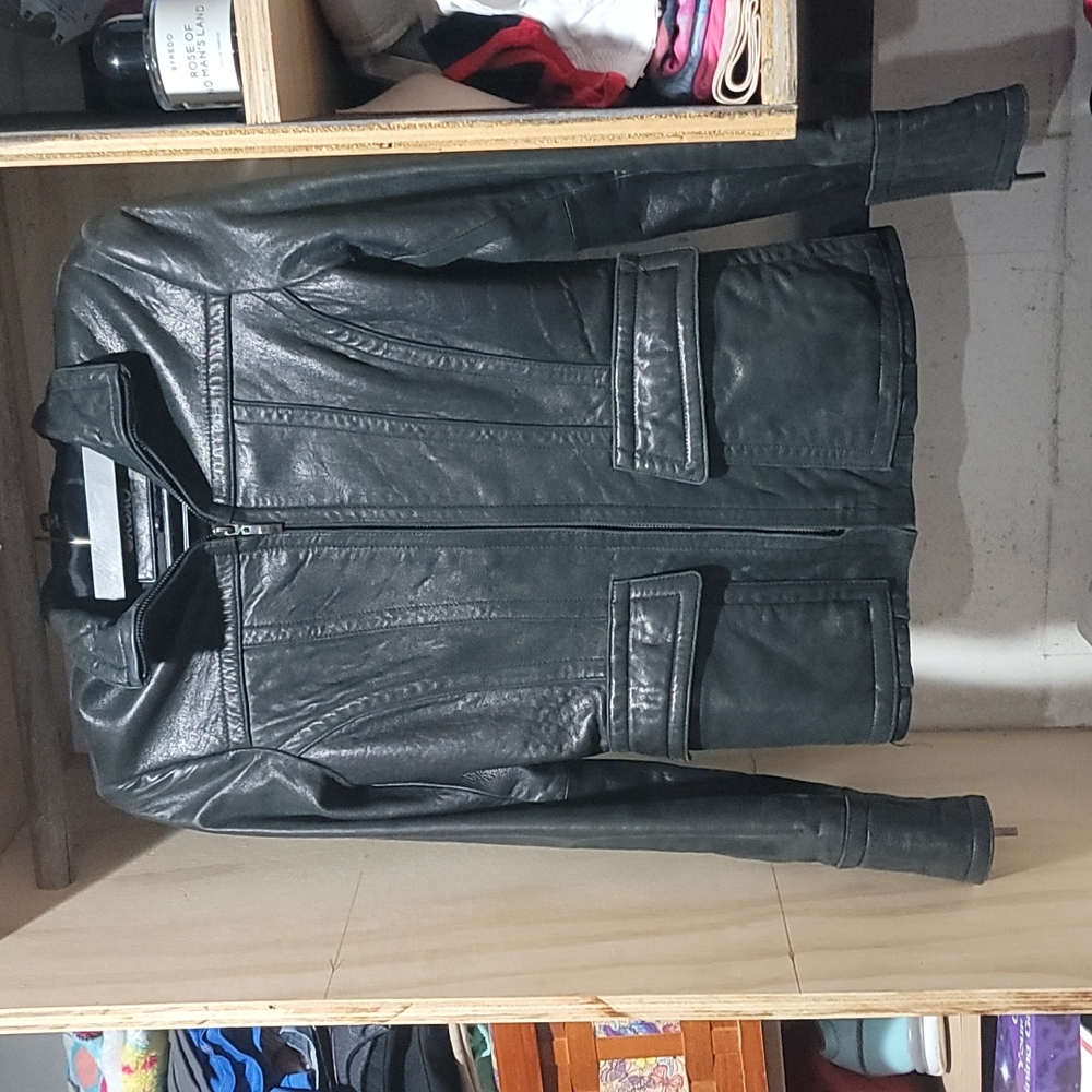 Women's leather jacket